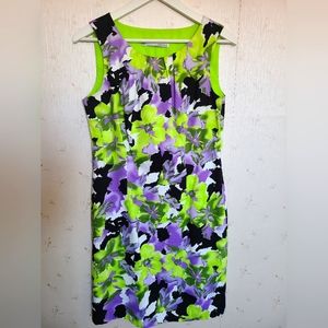 Chetta B, size 8, floral midi dress
